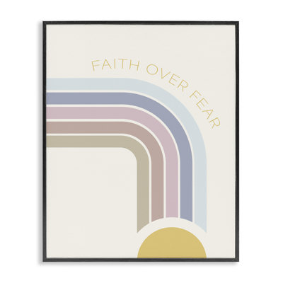 Estampe numérique Faith Over Fear, giclée par SD Graphics Studio