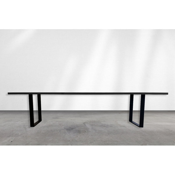 Latitude Run® Makyia Black Rectangular Table | Wayfair