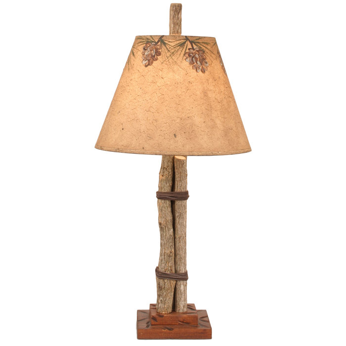 Cannonleague Sticks And Wooden Table Lamp Union Rustic