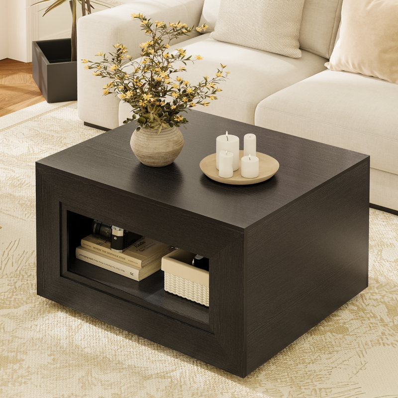 Table basse à DEL , Noir