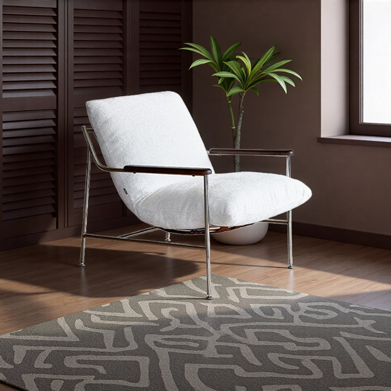 Fauteuil inclinable moderne et luxueux., Blanc