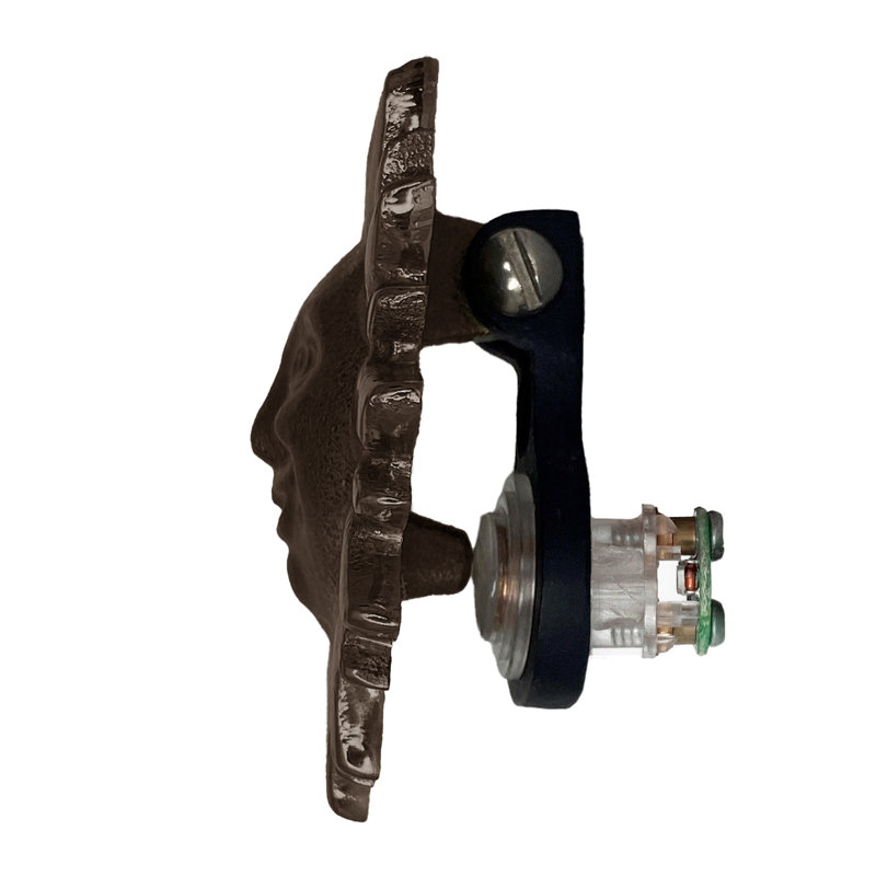 Push Button Doorbell, Oiled Bronze