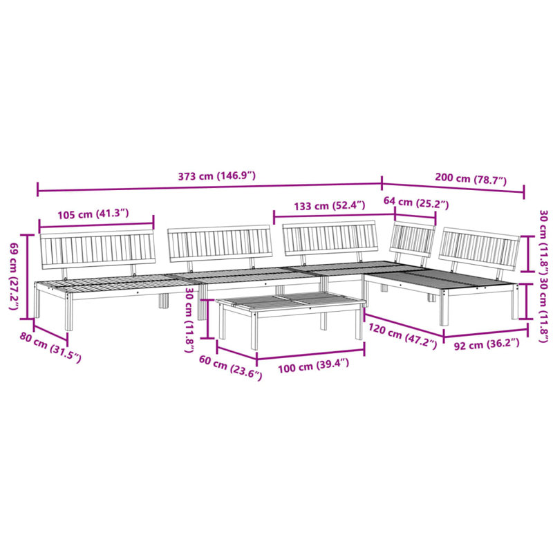 Elnora Garden Lounge Set