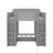 Twin +Twin Over Twin XL Triple Bunk Bed With Shelves And Hooks-627944025