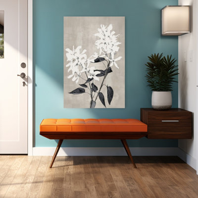 Fleurs d'hier délicates, art contemporain abstrait