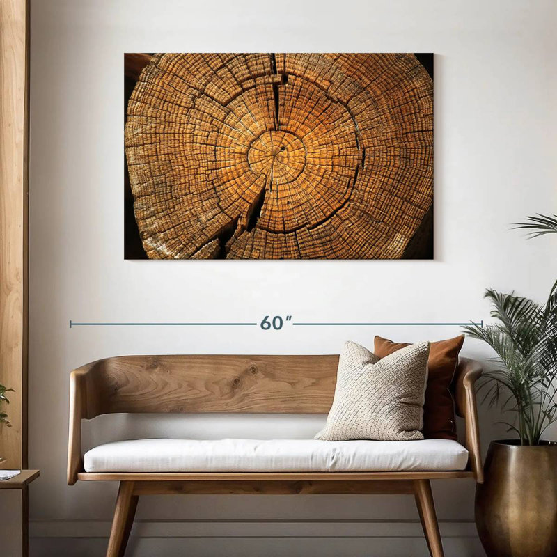 Anneaux de souche d'arbre