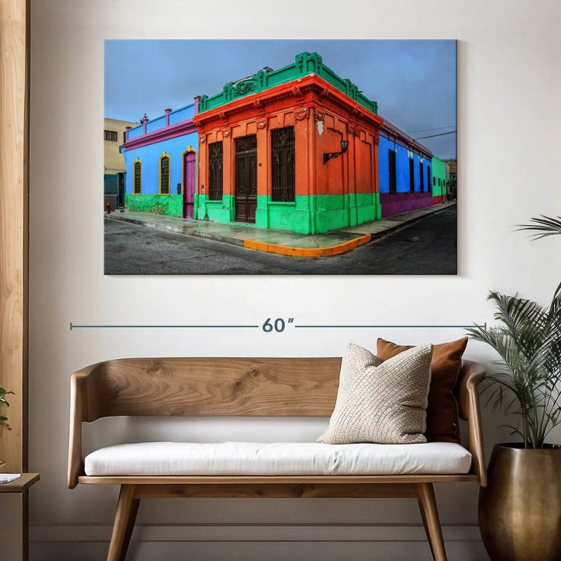 Lilie Callao, maisons colorées