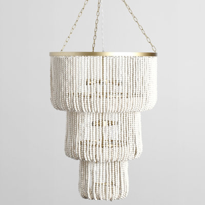 Amanda 11 - Light Beaded Tiered Chandelier