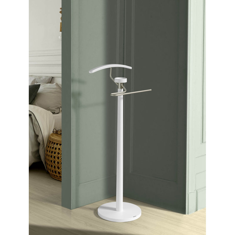 Freestanding Valet Stand, White
