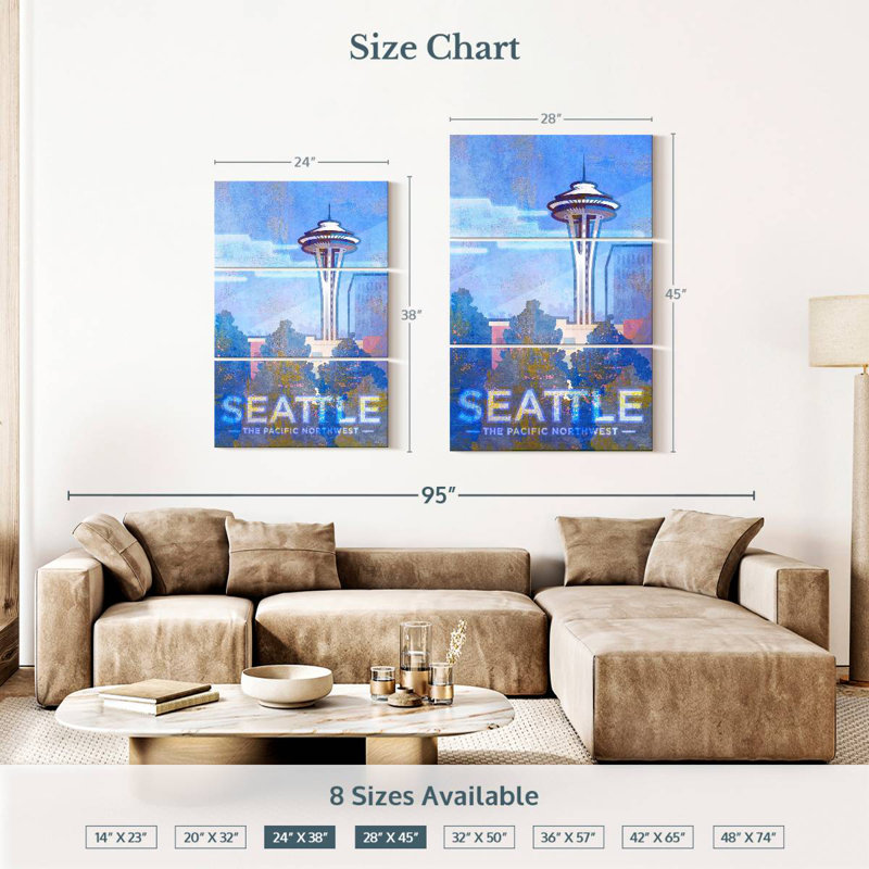 Masam Seattle I, H 38 po x l 24 po