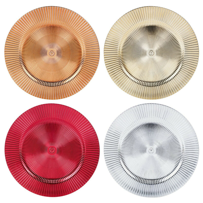 Josie Solid Colour Charger, Gold