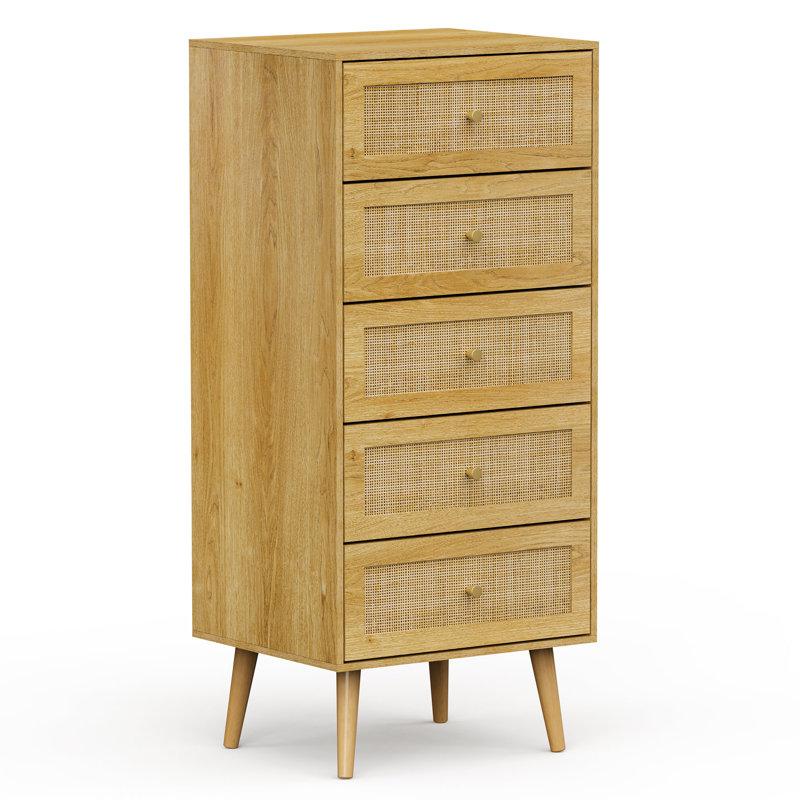 48 cm W Chest of 5 Drawers