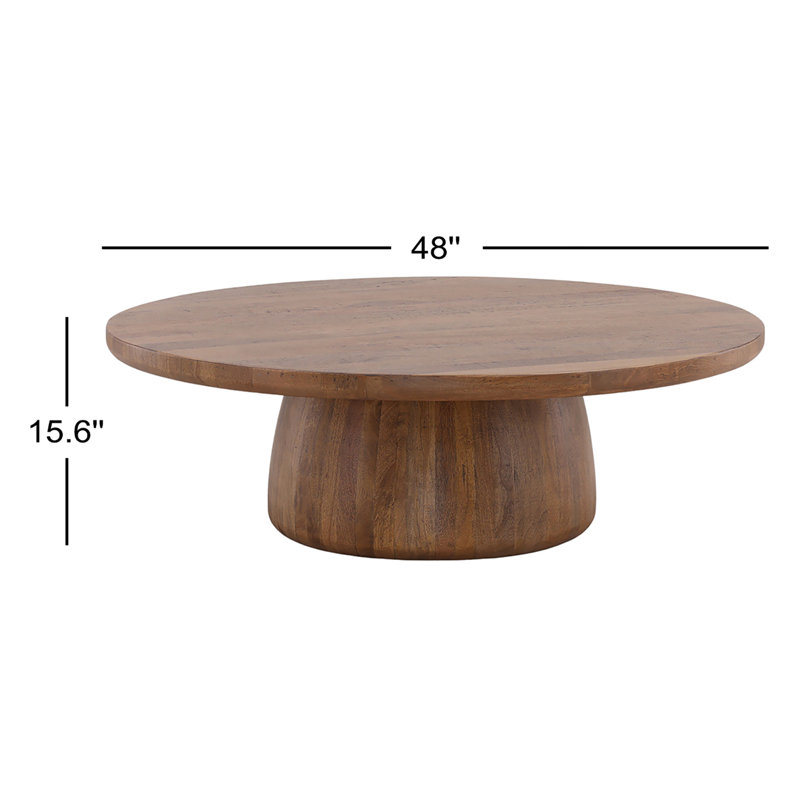 Armstrong Mango Wood Coffee Table, Brown