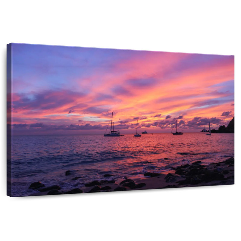Nicci St. Barts Seascape, 20" H x 30" W