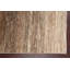 Tapis brun en laine noué à la main de conception unique 3 pi 11 po x 6 pi 2 po New Age
