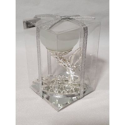 4'' H Glass Tabletop Tealight Holder
