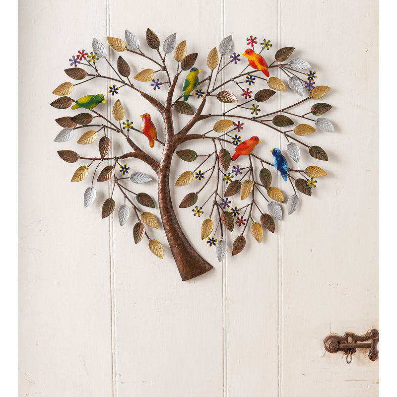 Décoration murale cœur d'arbre