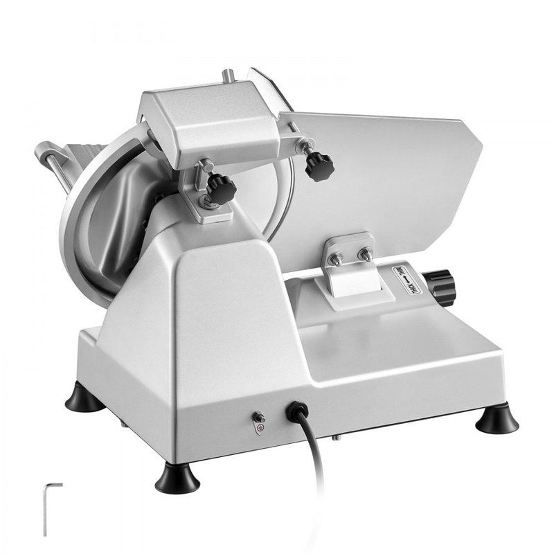 Trancheuse à charcuterie électrique 10 po 180 W pour charcuterie