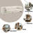 Jaeda Beige Linen Sofa