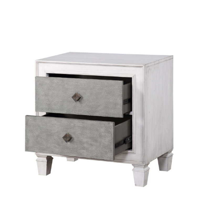 Table de chevet rustique avec caractéristiques avancées