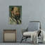 Autoportrait, vers 1877-1880. Estampe d'art mural abstrait contemporain.-822698863