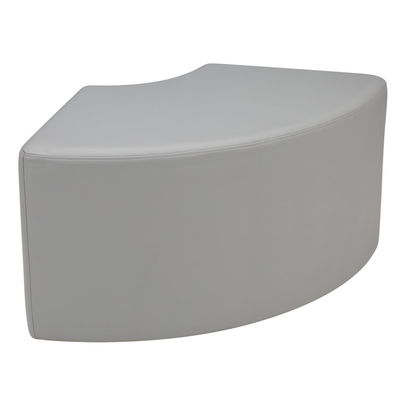 Tabouret de quart de salle à manger modulaire de Learniture, H 20 po x l 37 po x P 27 po, Oui, Gris clair