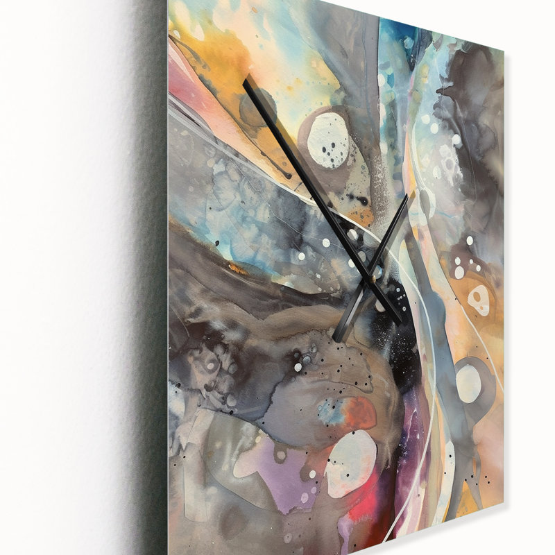 Horloge murale moderne subtile Serenity, Grand