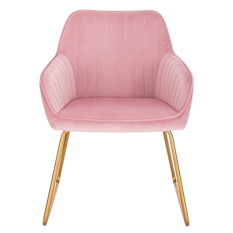 Renard Upholstered Dining Chair, Pink