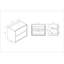 Meuble-lavabo mural simple 30 po-71072193