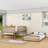 Queen Over Queen Bunk Bed With Guardrails-416836846