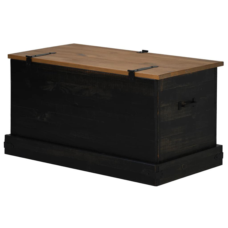 Camp Trunk / Footlocker, Natural/Black