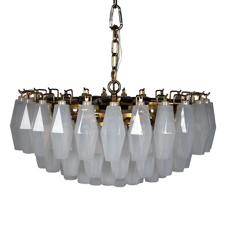 Ludmilla Chandelier, 6 Lights, 3 Tiers, 12" H x 23" W x 23" D