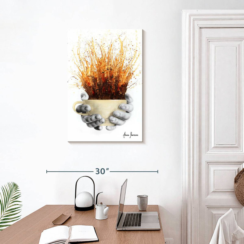 Yarlin Coffee Coffee Coffee, 30" H x 20" W