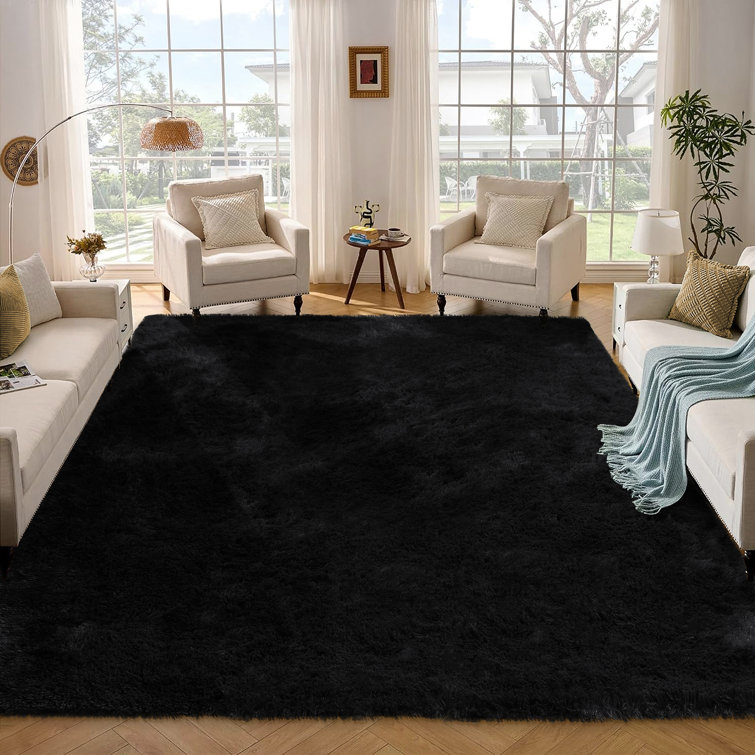 Juaristi Faux Fur Abstract Rug