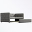 Lit de jour simple avec couchette Jeyline