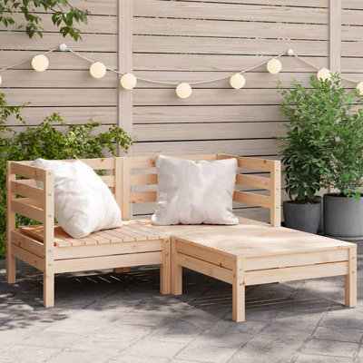 Swanley 127cm Wide Wood Loveseat