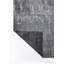 Rapture Damask Area Rug in Gray-710503930