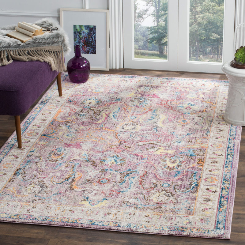 Fitz Performance Oriental Rug, Rectangle 6' x 9'
