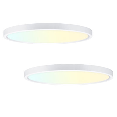 Scilla Plastic LED Flush Mount