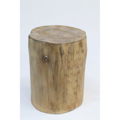 Table d'appoint d'extérieur en bois peint à la main 14,25 po résistante aux intempéries MGO