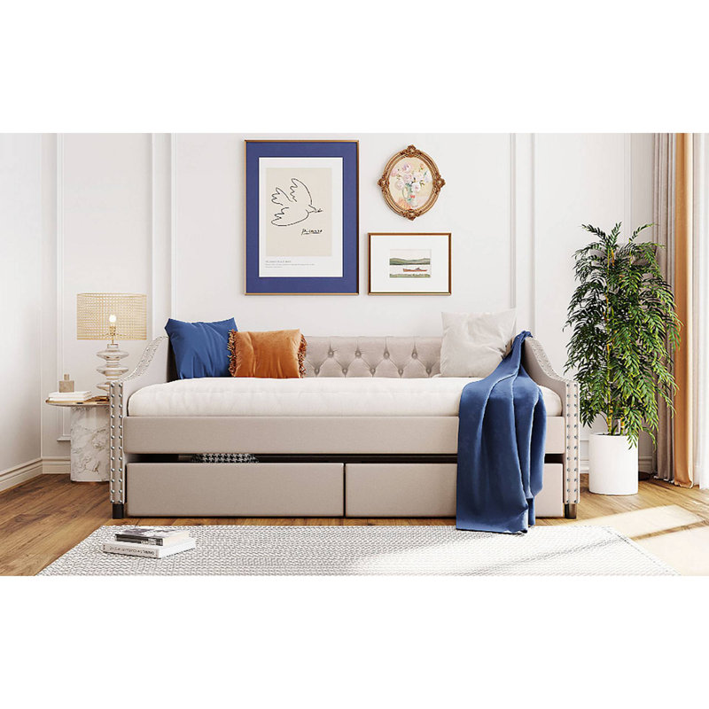 Lit de jour Modern, Beige