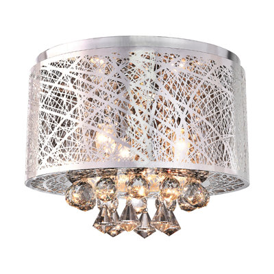 Plafonnier encastré 3 lumières 15,7 po 3 lumières
