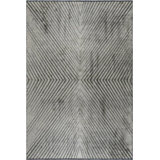 Rapture Chevron Machine Woven Flatweave Charcoal Gray/Beige Gray Area Rug
