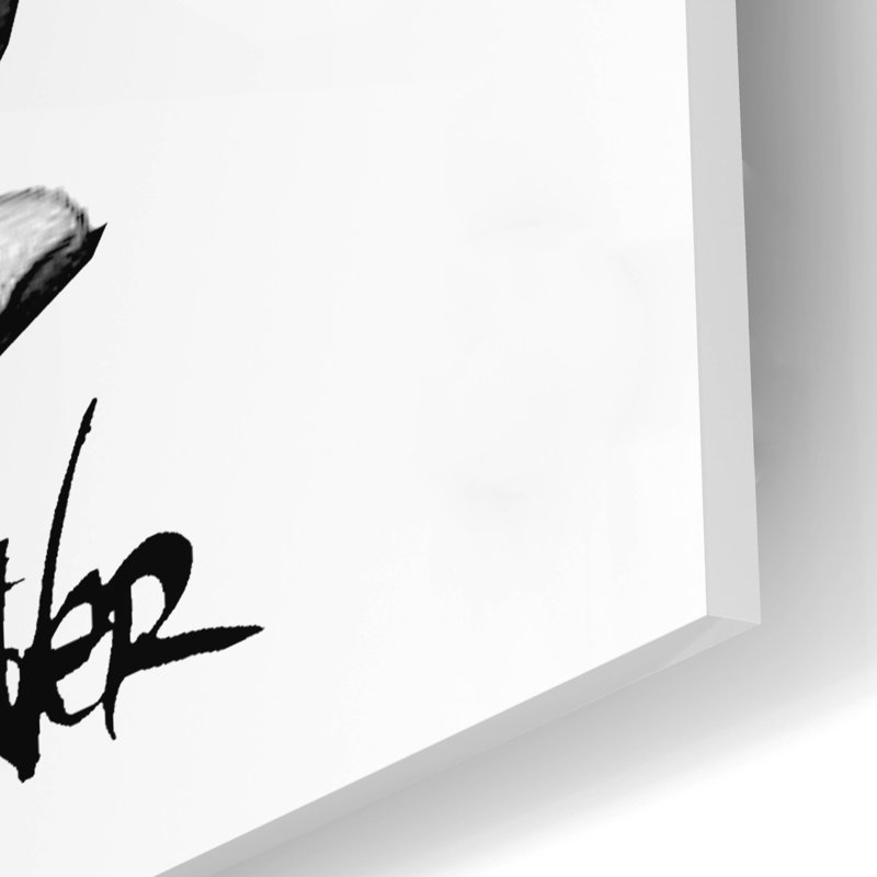 Art mural en verre «Fear» par Loui Jover