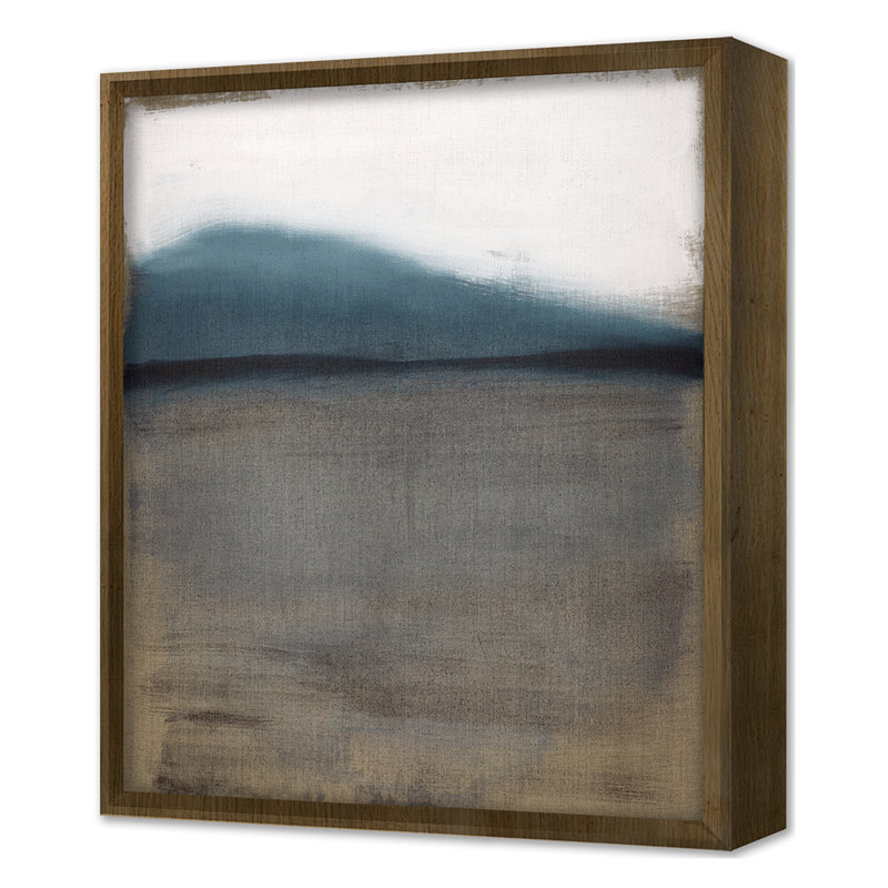 «Summer 2022 Summit To Sea 24» par Paul Ngo, reproduction sur toile, Cadre doré simple, H 24 po x l 20 po