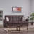 Neubauer 87 in. Vegan Leather 3-Seater Twin 3-in-1 Sleeper Sofa Bed with Storage-621719674
