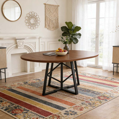 47 Inch Extendable Round Dining Table by Latitude Run