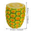 Tabouret surdimensionné en résine en forme d'ananas, table d'appoint, support pour plante, mobilier décoratif innovant à usages multiples pour la maison et l'extérieur