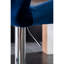 Blue Velvet Diamond pivotant à hauteur réglable (de 2) - Base à disque mi-dossier et repose-pieds avec ajustement-565101438