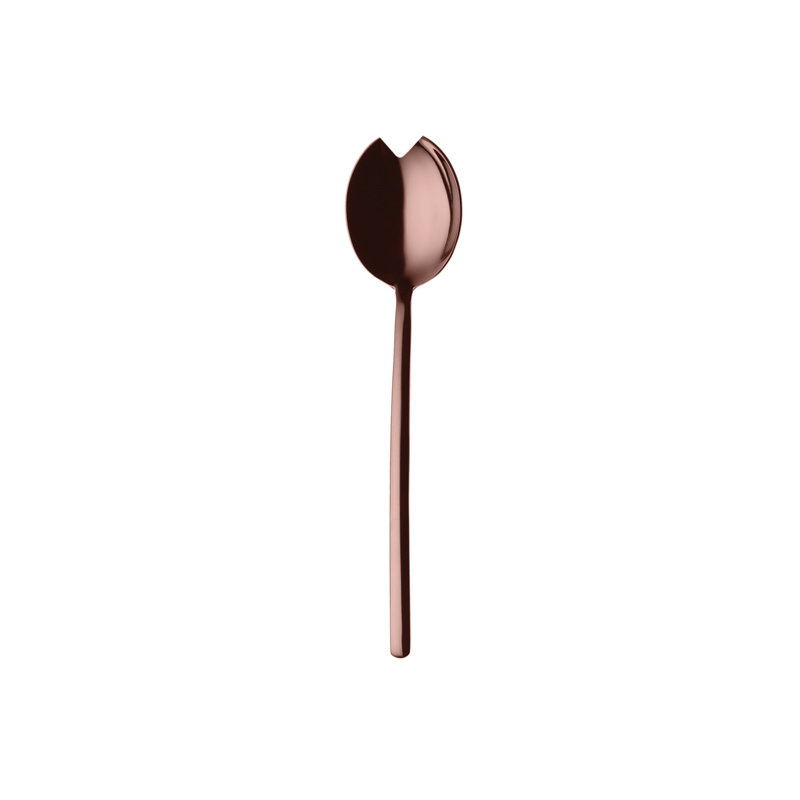 Couverts à salade raison (fourchette et cuillère), L 9,66 po x l 3 po, Bronze